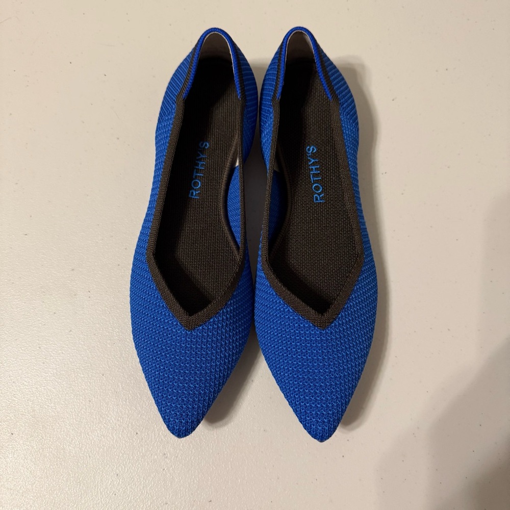 Rothy’s Lazuli Royal Blue Points Retired Rare Size 10.5